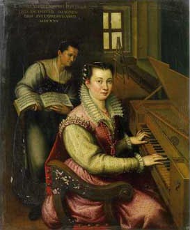Lavinia Fontana, Autoportrait au clavicorde