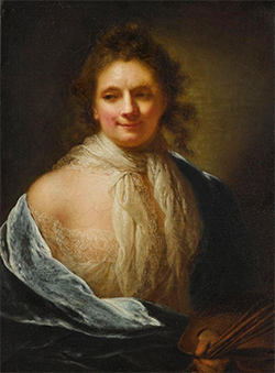 Anna Dorothea Therbusch, autoportrait