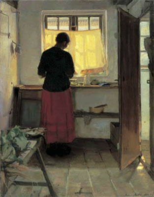 Anna Ancher, Fille dans la cuisine