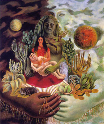 Frida Kahlo, The Love Embrace of the Universe, the Earth