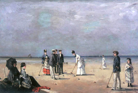 Louise Abbéma, jeu de croquet