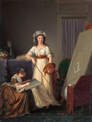Marie-Victoire Lemoine, Atelier d'une femme peintre