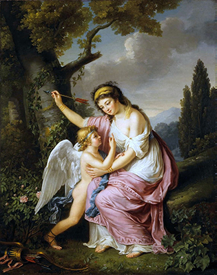 Marie-Victoire Lemoine, Femme avec Cupidon