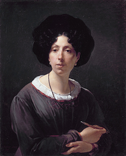 Hortense Haudebourt-Lescot, autoportrait