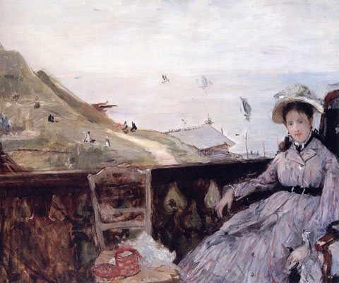 Berthe Morisot, Sur la terrasse (Fécamp)