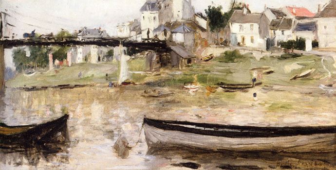 Berthe Morisot, Bateaux sur la Seine