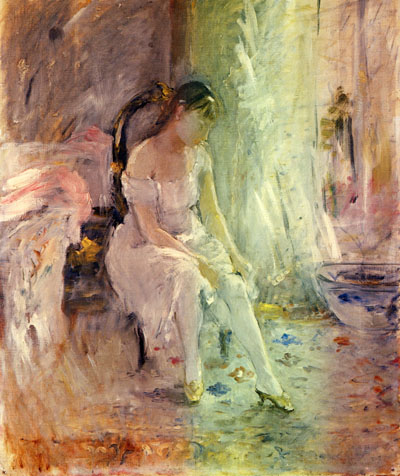 Berthe Morisot, Femme s'habillant