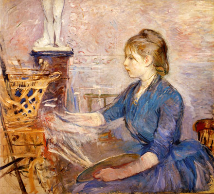 Berthe Morisot, Pauline Gobilard peignant