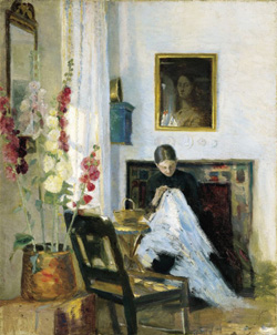 Marie Triepcke Krøyer, Intérieur avec couturière