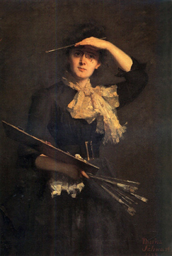 Thérèse Schwartze, Autoportrait
