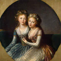 Louise-Elisabeth Vigée Lebrun, Alexandra et Yelena, filles de Paul I