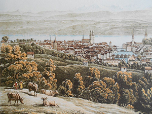 Zurich en 1830, Johann Ulrich Burri