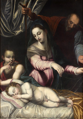 Lucia Anguissola, Sainte famille avec Jean Baptiste