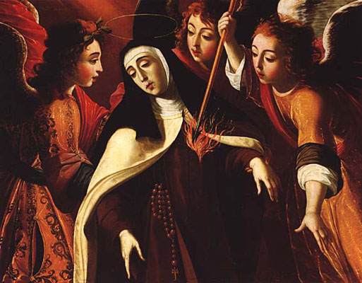 Josefa de Ayala, La transverbération de Sainte Thérèse