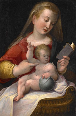 Barbara Longhi, Vierge avec enfant 