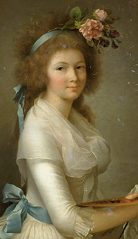 Jeanne-Elisabeth Chaudet, Autoportrait à la palette