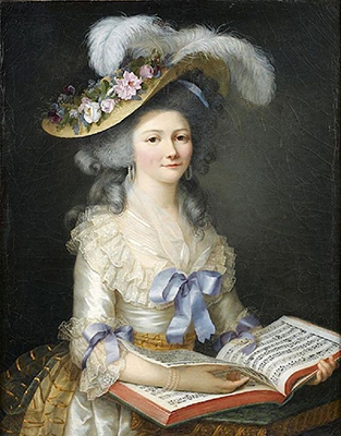 Marie Élisabeth Lemoine, Portrait présumé de Françoise de Taulong