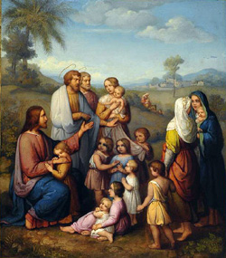 Marie Ellenrieder, Jésus entouré d'enfants
