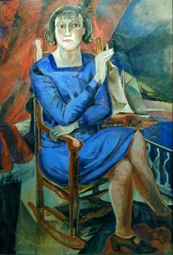 Marguerite Zorach, Bea Ault ou Fille sur un balcon