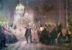 Adolph von Menzel - Concert pour flute